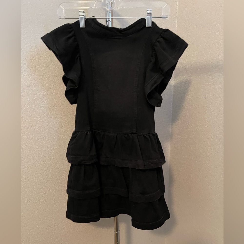 Paeton Tiered Ruffle Denim dress